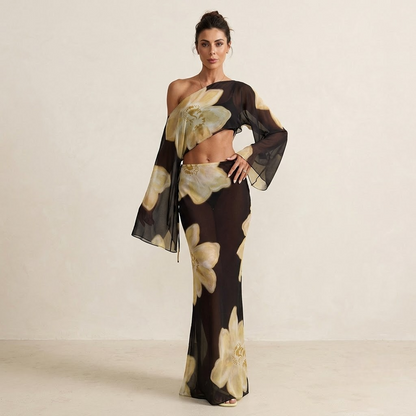 Floral Sheer Set