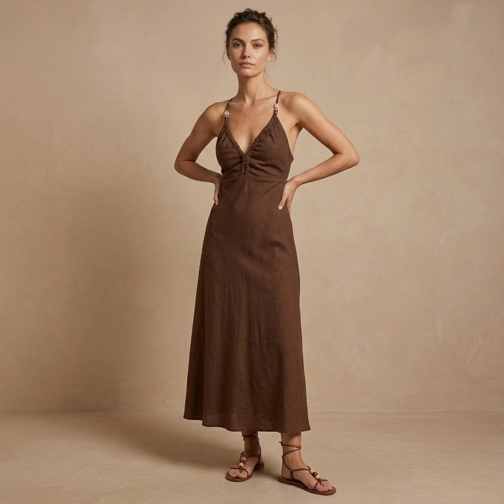 Chocolate Silk Slip