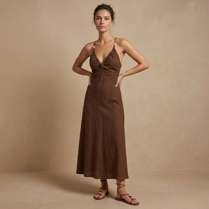 Chocolate Silk Slip