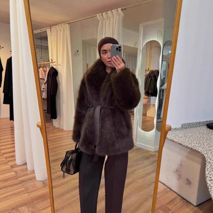 Warm Belted Coat