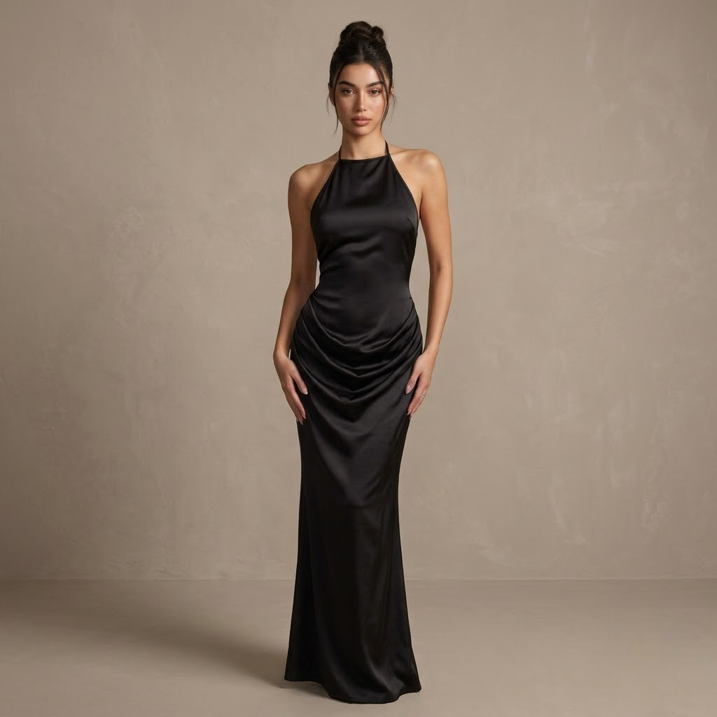 Stylish Satin Dress