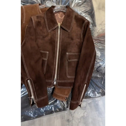 Maillard Suede Jacket