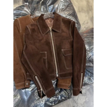 Maillard Suede Jacket