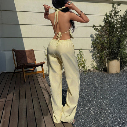 Linen Halter Set