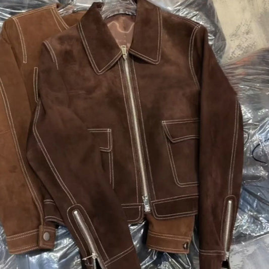 Maillard Suede Jacket