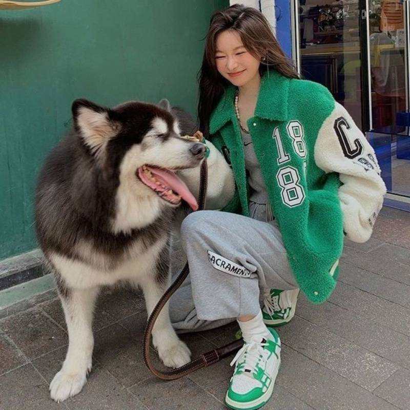 Lamb Wool All-match Loose Fluffy Jacket