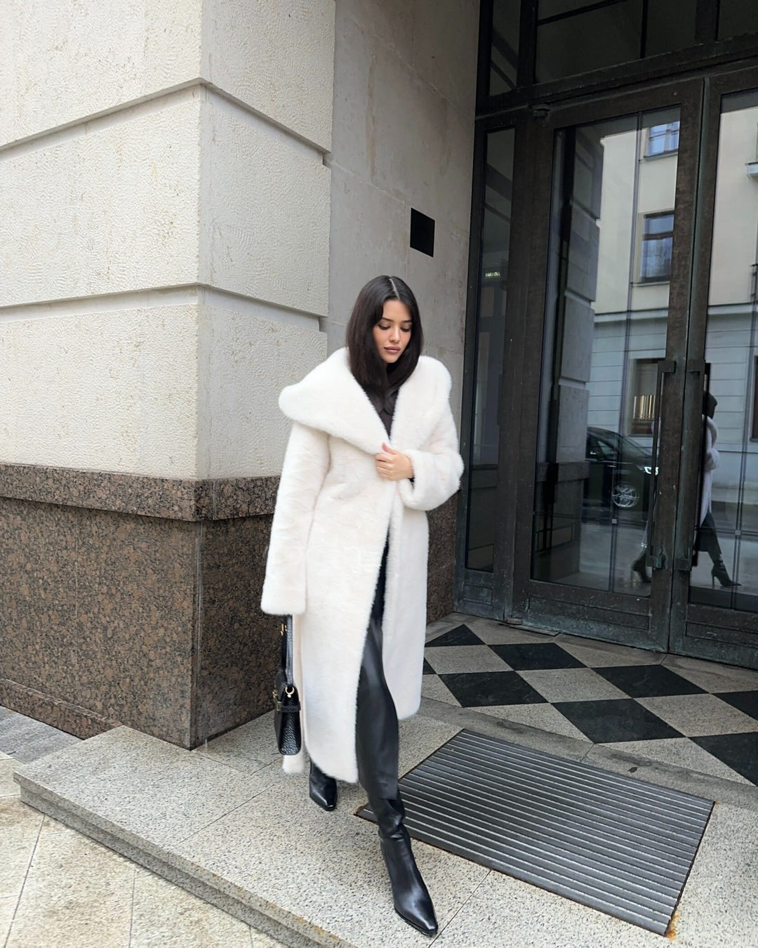 Elegant Hooded Overcoat