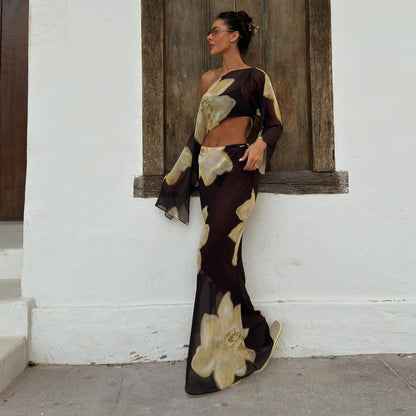 Floral Sheer Set