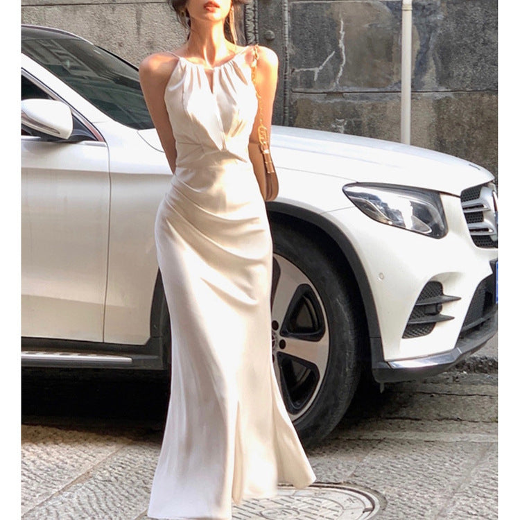 White Satin Fishtail