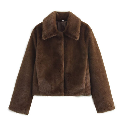 Stylish Fur Outerwear
