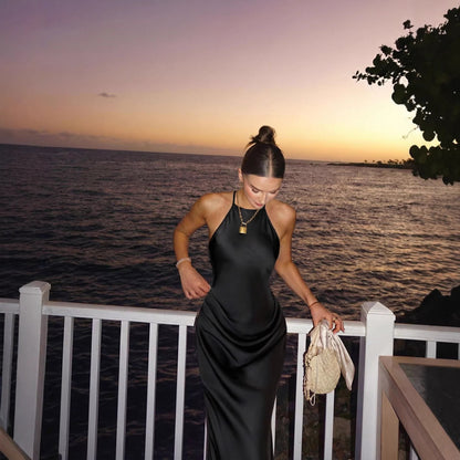Stylish Satin Dress