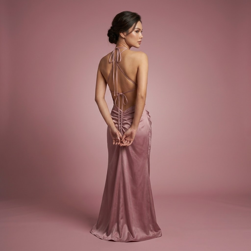 Stylish Satin Dress