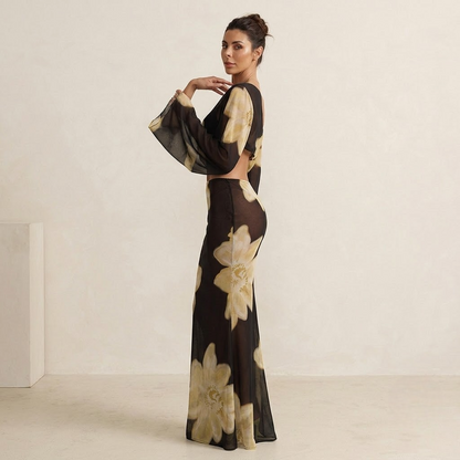 Floral Sheer Set