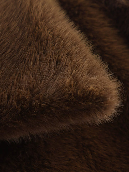 Stylish Fur Outerwear