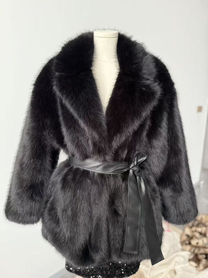 Warm Belted Coat
