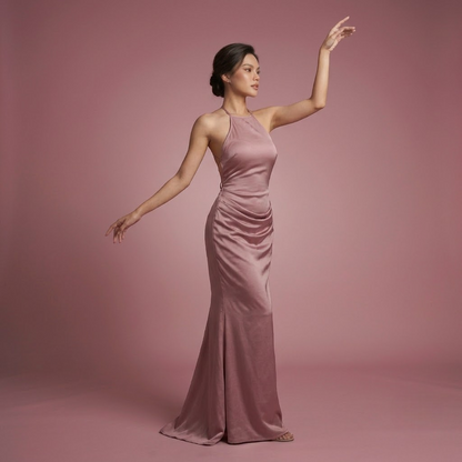 Stylish Satin Dress